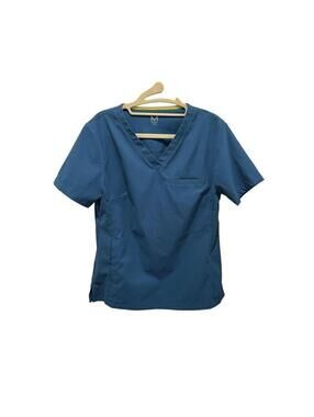 Medelita scrub top, blue, women’s size S